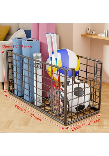 Suntek Yoga Matı Saklama Sepeti Banyo Yurt Odası İçin Sağlam Siyah