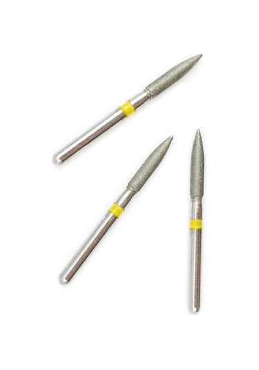 10 Adet Diş Elmas Uç Matkap Diş Parlatma İçin Yüksek Hızlı El Aleti Fg 1.6m Dia-bur Ekstra İnce Fo-22ef