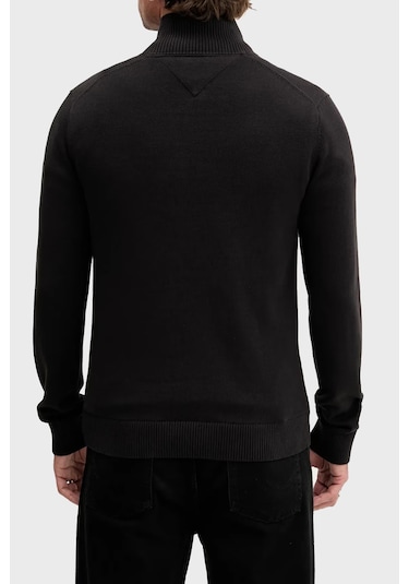 Tommy Jeans Erkek Kazak Dm0dm21654 Bds Siyah Siyah