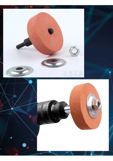 Alicia&bro Beyaz Zımpara Taşlama Diski, Geçiş Mili İle 309698386