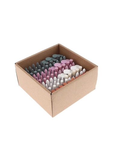 Suntek 100 Zımpara Taşlama Burr Uçları Parlatma Taş Ucu