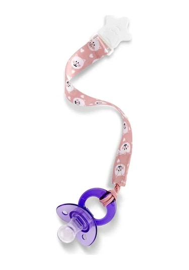 Babyjem Klipsli Emzik Askısı Pembe