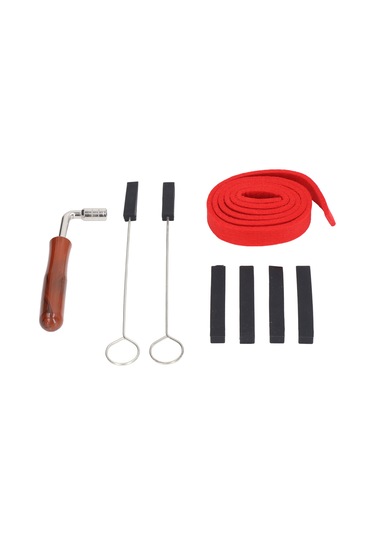 Hfambition Piyano Akort Aleti Seti: Silikon Ve Metal Malzeme, Kolay Kullanıma Uygun, Profesyonel Ve Öğrenci İçin 8 Parça Anahtar, Zil, Zıplama Bandı