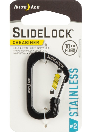 Nite Ize Slidelock Paslanmaz Çelik Karabina 2 Çok Renkli