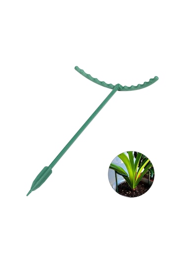 Dofolink Bitkileri Dikey Tutmak İçin Yeşil Plastik Bitki Desteği, Saçakları Koruma, Birleştirilebilir Tasarım, 6 Adet Set