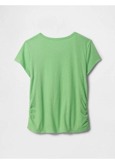 Kız Çocuk Gap Logo T-shirt Yeşil-6013 Yeşil