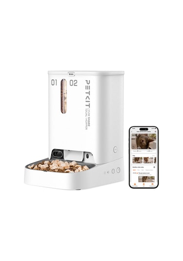 Petkit Yumshare Kameralı Çift Hazneli Akıllı Mama Kabı