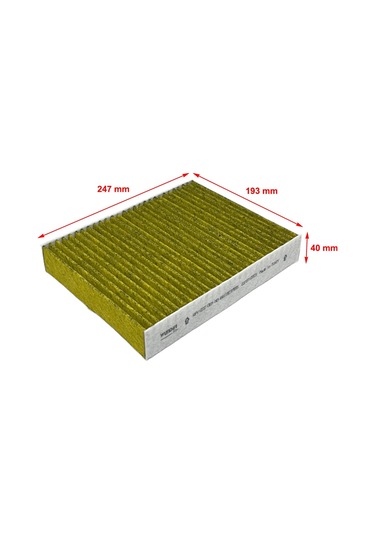 Bmw 1 Serisi F20, F21 2011-2019 Karbonlu Polen Filtresi