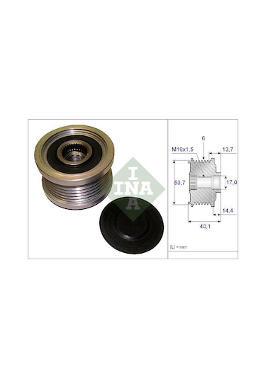 INA 535020210 ALTERNATÖR KASNAĞI ASTRA J INSIGNIA A14NET