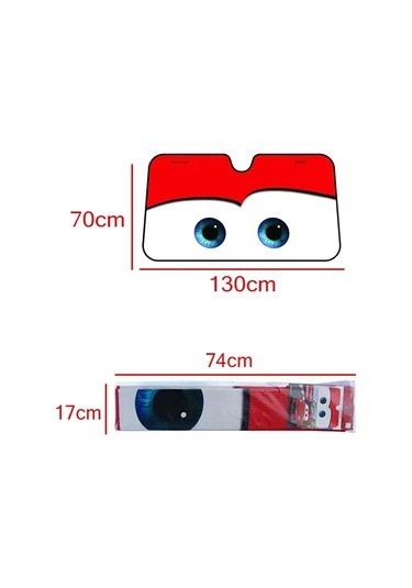 Araba Güneş Koruma 4 Renkler Gözler İsıtmalı Cam Güneşlik Araba 1 Adetli Set