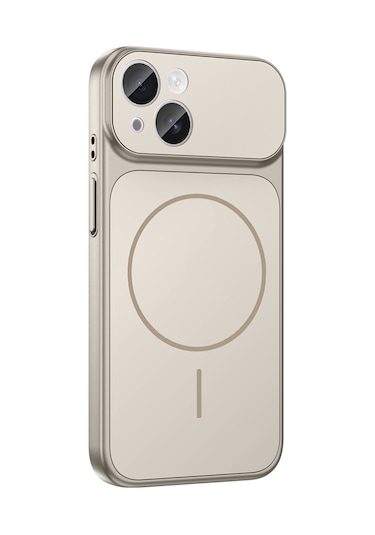 İphone 13 Kılıf M-safe Şarj Özellikli Kamera Korumalı Formen Kılıf Gri