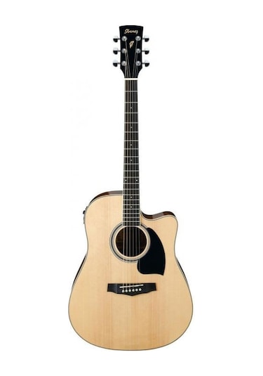 Ibanez Pf15Ece-Nt Elektro Akustik Gitar Kılıf + Askı + Jak + Pena