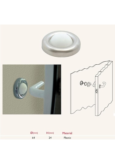 Gürçay Kapı Pencere Stoperi Lastik Tampon