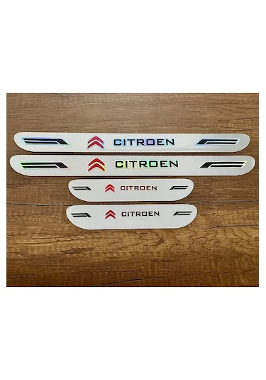 Citroen Aynalı Kapı Eşiği 4'lü Set