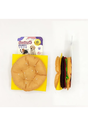 Semeglbl Eurodog Puppy Pet Toys Hamburger