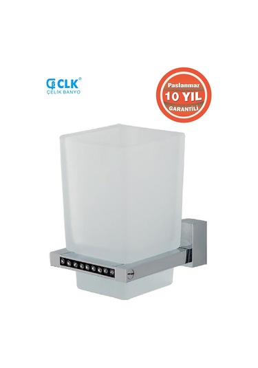 Çelik Banyo Paslanmaz Pirinç Swwor Montajlı Diş Fırçalık Krom