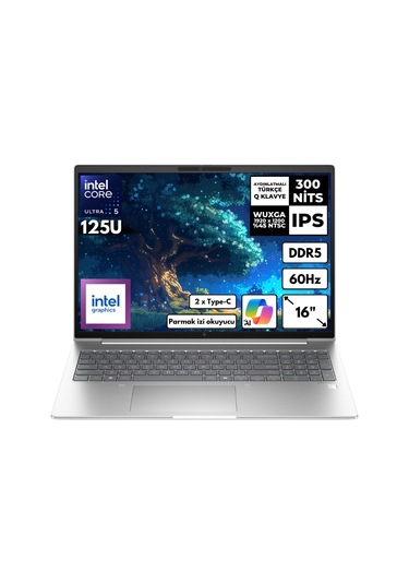 HP EliteBook 660 G11 9C075EAHMF79 Ultra 5-125U 48 GB 512 GB SSD 16" W10P Dizüstü Bilgisayar