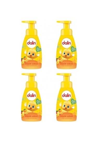 Dalin Mango ve Portakal Kokulu Köpük Sabun 200 ML x 4