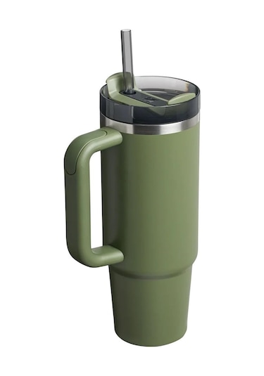 Stanley Quencher H2.o Flowstate Tumbler Pipetli Termos 0.8l Pipetli Matara Haki