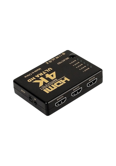 Hdmi Çoklayıcı 5 Port 4K Kumandalı Ultra Hd Hdmi Switch Splitter