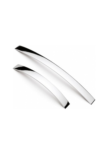 Eko Şahin Yay Alüminyum Metal Lüks Modern Mobilya Çekmece Mutfak Dolabı Kulpu Krom 160mm 5 Adet Krom
