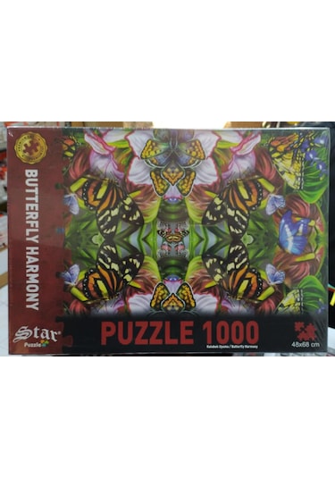 Star 1000 Parça Puzzle Butterfly Harmony Kelebek Uyumu