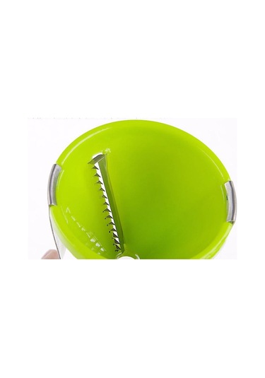 Yaratıcı Mutfak Çok Fonksiyonlu Rende Spiral Huni Rende Döner Sebze Kesici Rende, Yeşil Yeşil Diğer