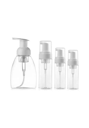 100 Ml-30/60/100/150 Ml Şeffaf Köpük Şişe Sıvı Sabun Şanti Köpük Noktaları Şişeleme Şampuan Losyon Duş Jeli Köpük Pompası Şişeleri