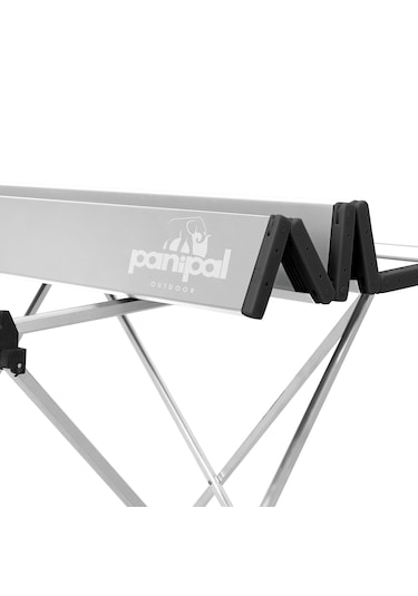 Panipal Alüminyum, Katlanabilir Kamp Ve Piknik Masası, Taşıma Çantalı S Gri