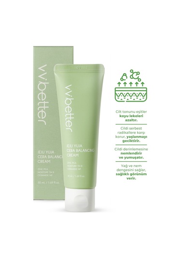 Jeju Yuja Cera Balancing Kore Nemlendirici Krem 50 ML