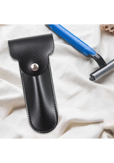 Homyl Manuel Tıraş Makinesi Kılıfı Çift Kenarlı Emniyetli