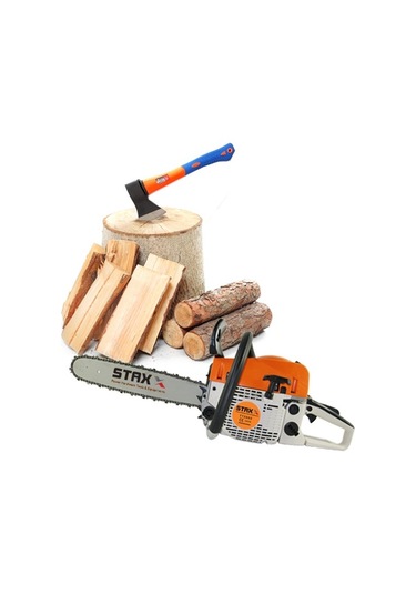 Staxx Tt-58cc Benzinli Testere Ağaç Odun Dal Kesme Balta