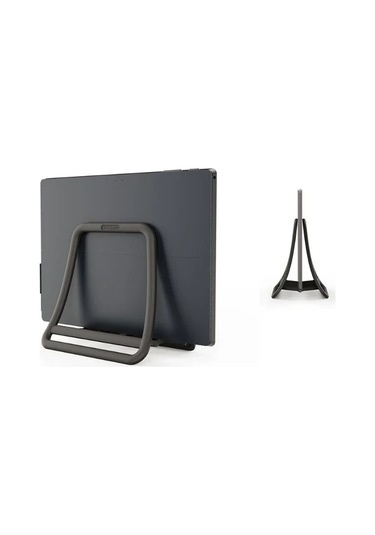 Dikey Dizüstü Bilgisayar Standı Evrensel Tablet Masaüstü Standı Dizüstü Black