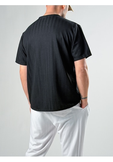 Cocopelli Ethno Fularlı Siyah Erkek T-shirt Coc2872
