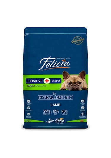 Felicia Kuzu Etli Az Tahıllı Köpek Maması 3 KG