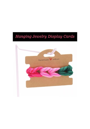 Willowhaven Beyaz 100 Adet Bileklik Kartı, Takı Display Kartları Çok Amaçlı 3.8x3.1 İnç