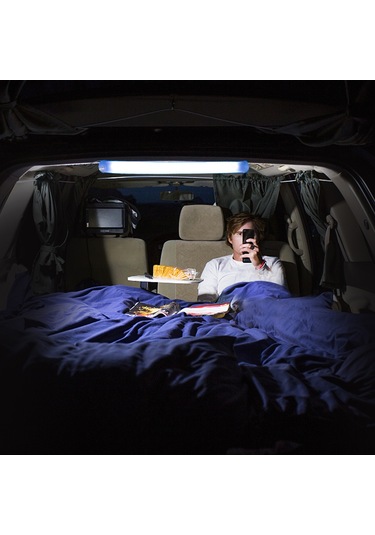 Jeemson 2'li Pvc Kesik Mavi 48 Led Işık 9w 280 Lumens Şarj Cihazı Bağlanabilir Çok Yüksek Kabin Lanternı Mavi