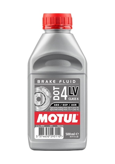 Motul Dot 4 Lv Brake Fluid Fren Hidrolik Sıvısı 500 ML