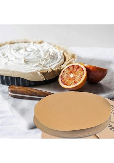 50 Adet Air Fryer Pişirme Kağıdı Yağ Geçirmez 21,5 Cm Yuvarlak Model Xxl Model Uyumlu