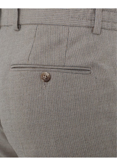 Uki Bej Comfort Fit Jogger Pantolon Bej