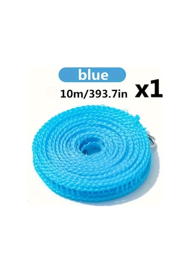 Mavi 1pc Kalınlaştırılmış Çamaşır İpi, Yükseltilmiş Taşınabilir Kalınlaştırılmış Çama Kurutma İçin Çamaşır Kurutma Askısı 56408673 Mavi