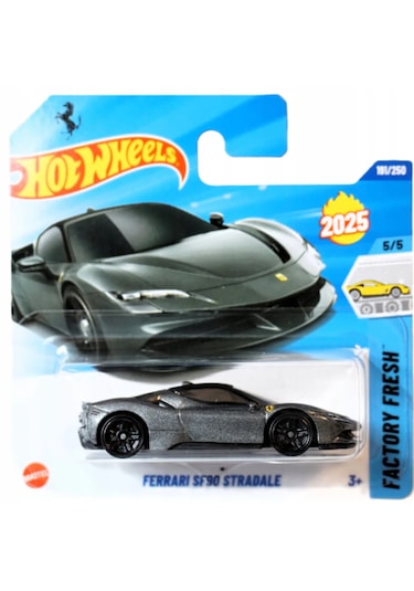 Hot Wheels Ferrari Sf90 Stradale Gri