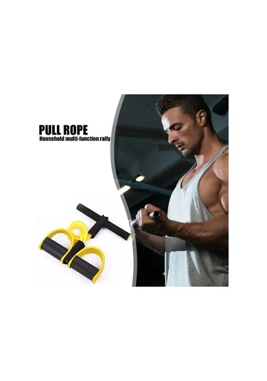 Pembe Direnç Bantları Elastik Fitness Bantları Evde Spor Egzersizleri İçin Çok Fonksiyonlu Taşınabilir 4 Tüp Elastik Pedal Çektirme Pembe