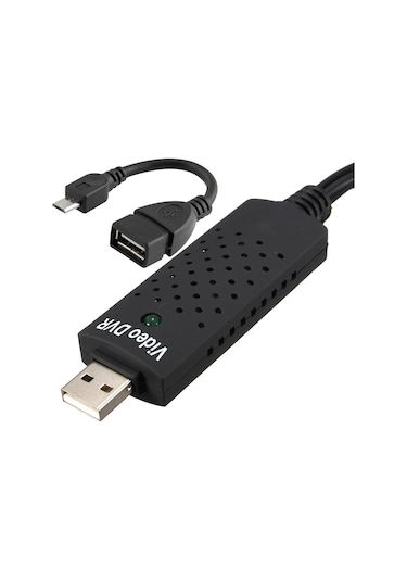 Rca Composit Video Dvr+Otg Micro Usb Kablo Kamera Uydu Kayıt Kart