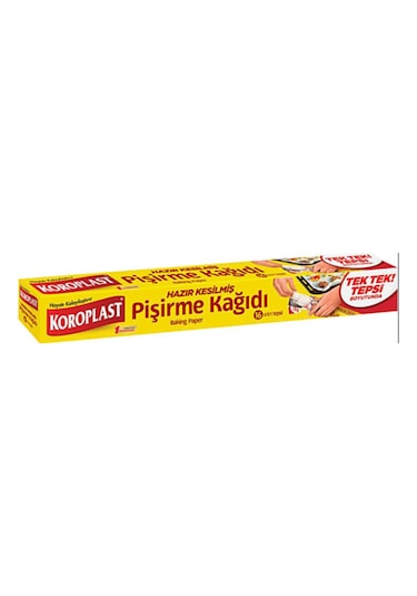 Koroplast Hazır Kesilmiş Pişirme Kağıdı 16 Yaprak 4 Adet