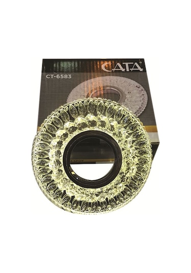 Cata Ct-6583 Kristal Led Çerçeveli Günışığı Cam Spot Kasası