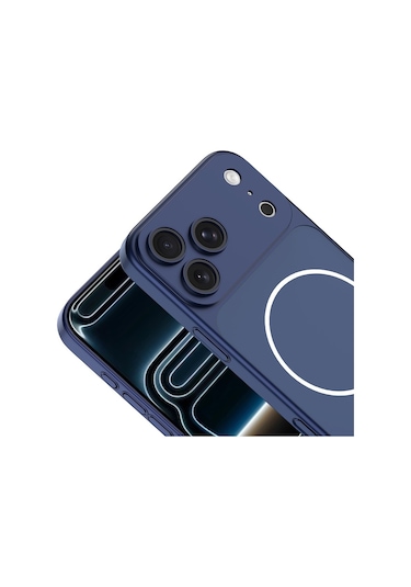 Ennar Apple Uyumlu iPhone 16 Pro Max Dönüşümlü Kılıf 17 Pro Max Görünümlü Magesafe Kamera Korumalı Siyah
