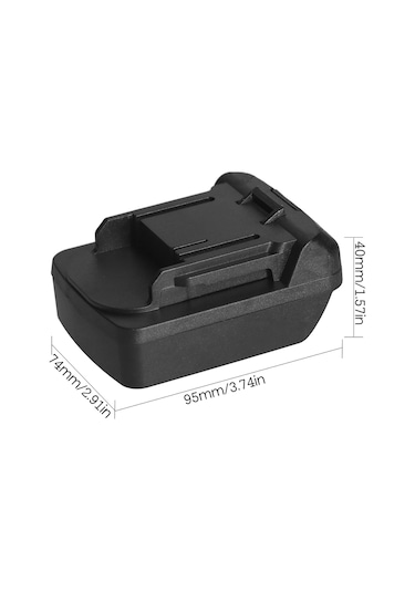 Teltree 18v-20v Lityum Pil Adaptörü - Dewalt, Makita Ve Milwaukee Uyumlu Pil Dönüştürücü