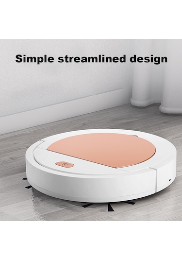 Yaozixa "ev Robot Süpürgesi - Kuru Ve Islak Temizleme, Usb Şarj, 100 Dakika Çalışma, İnce Tasarım" Beyaz