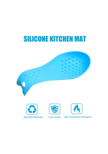 Dianziye Küçük Mutfak Aletleri Silikon Kaşık Tutucu 23 Cm Büyük Boy Ev Kullanıma Uygun Temiz Ve Pratik Kırmızı